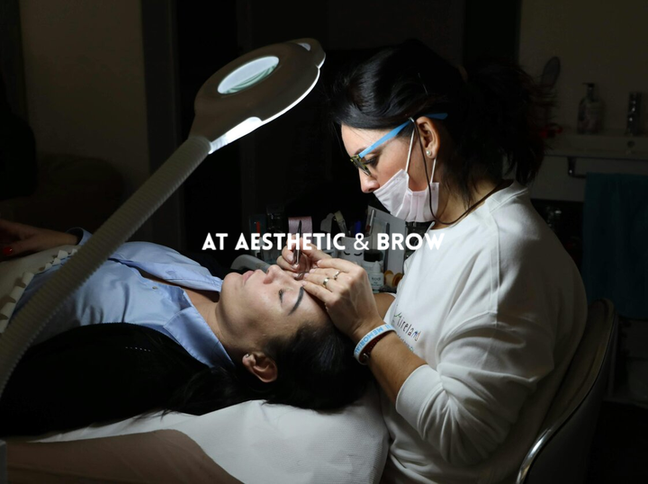 AT AESTHETIC & BROW